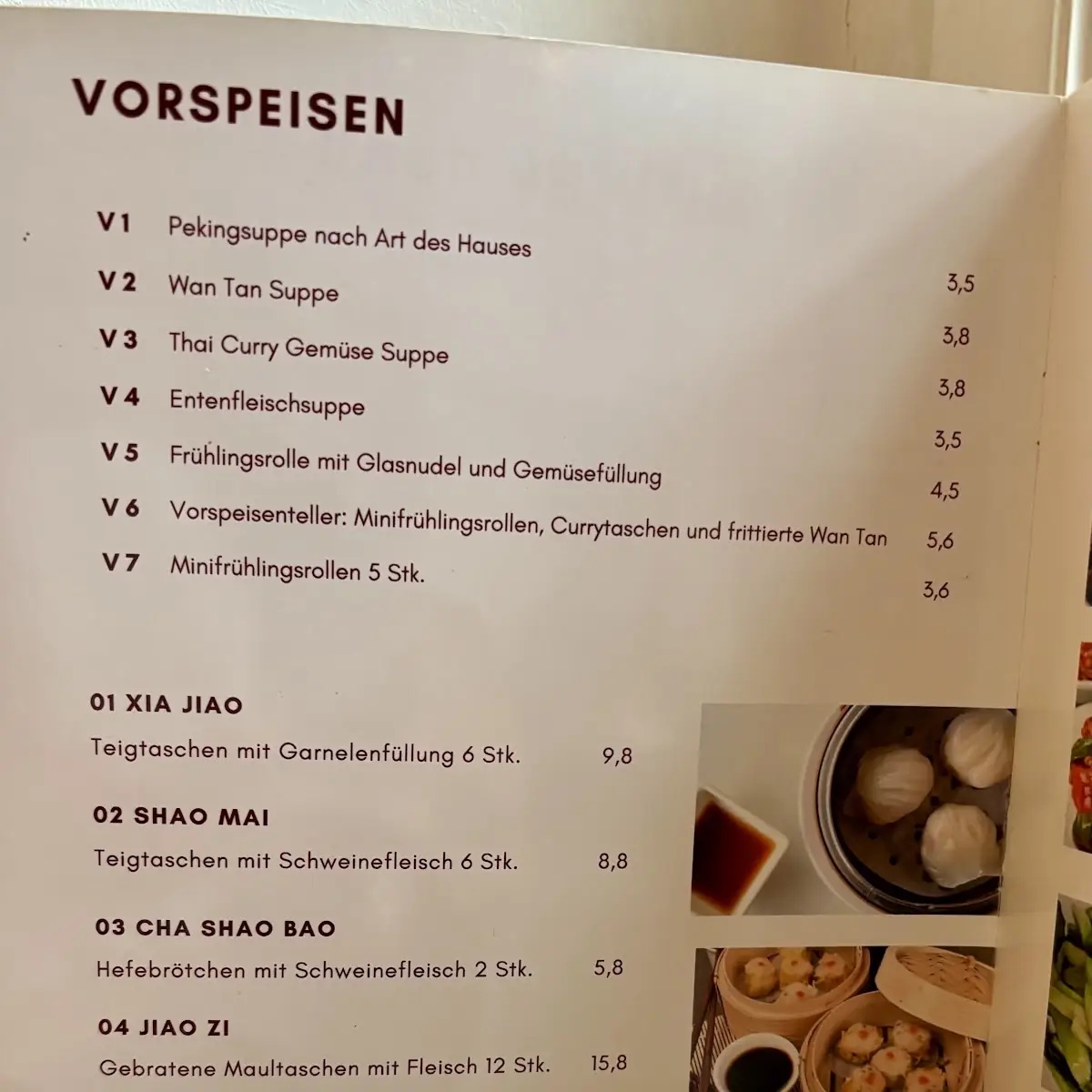 Speisekarte photo 3