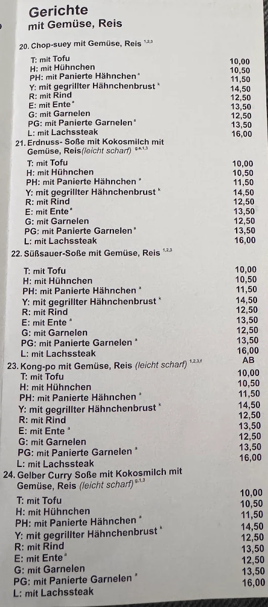 Speisekarte photo 1