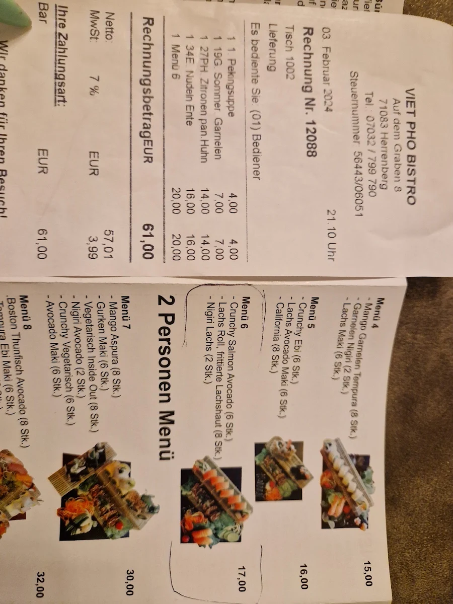 Speisekarte photo 7