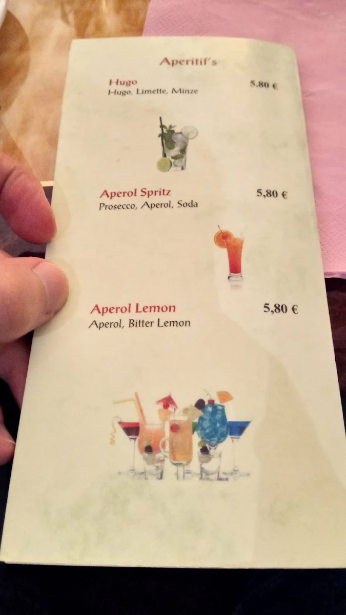 Speisekarte, Taipan Restaurant