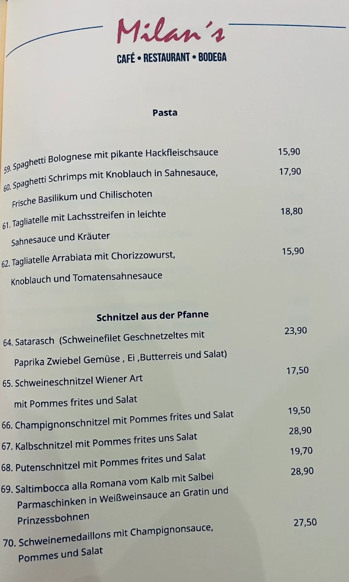 Speisekarte photo 1