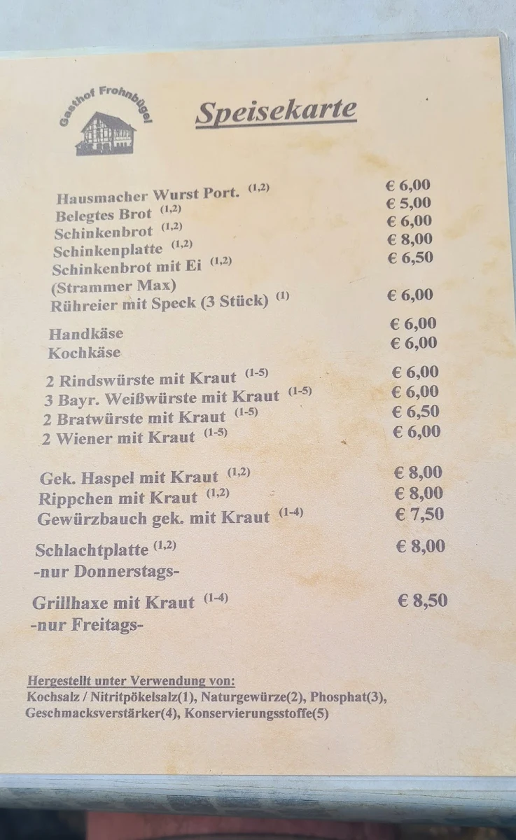 Speisekarte photo 1
