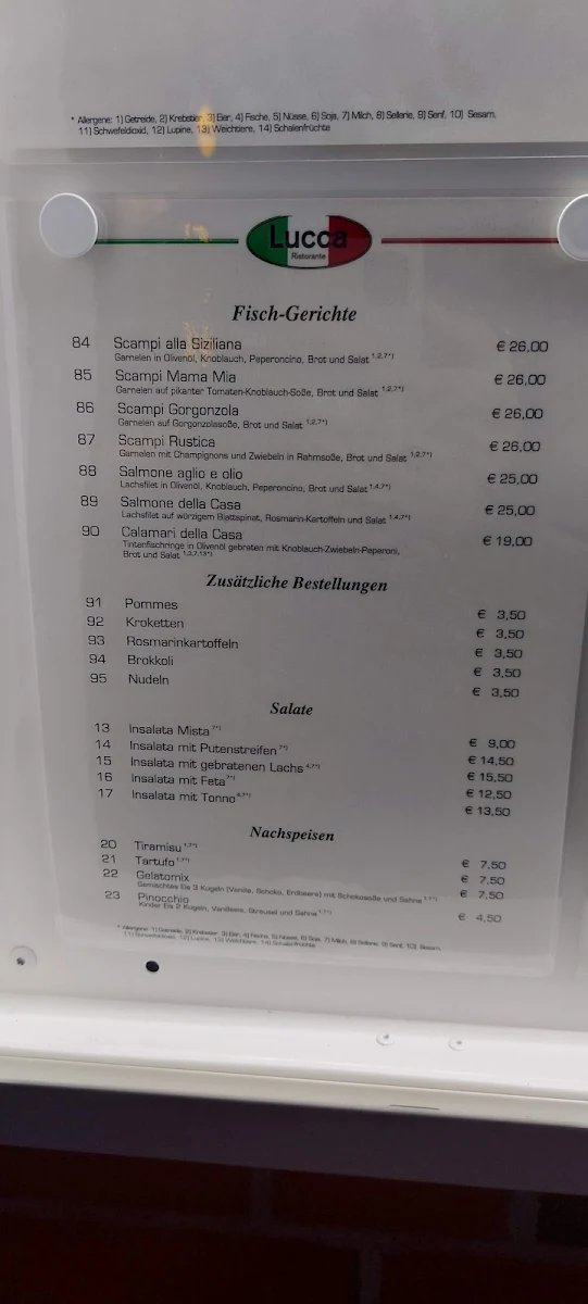 Speisekarte photo 2