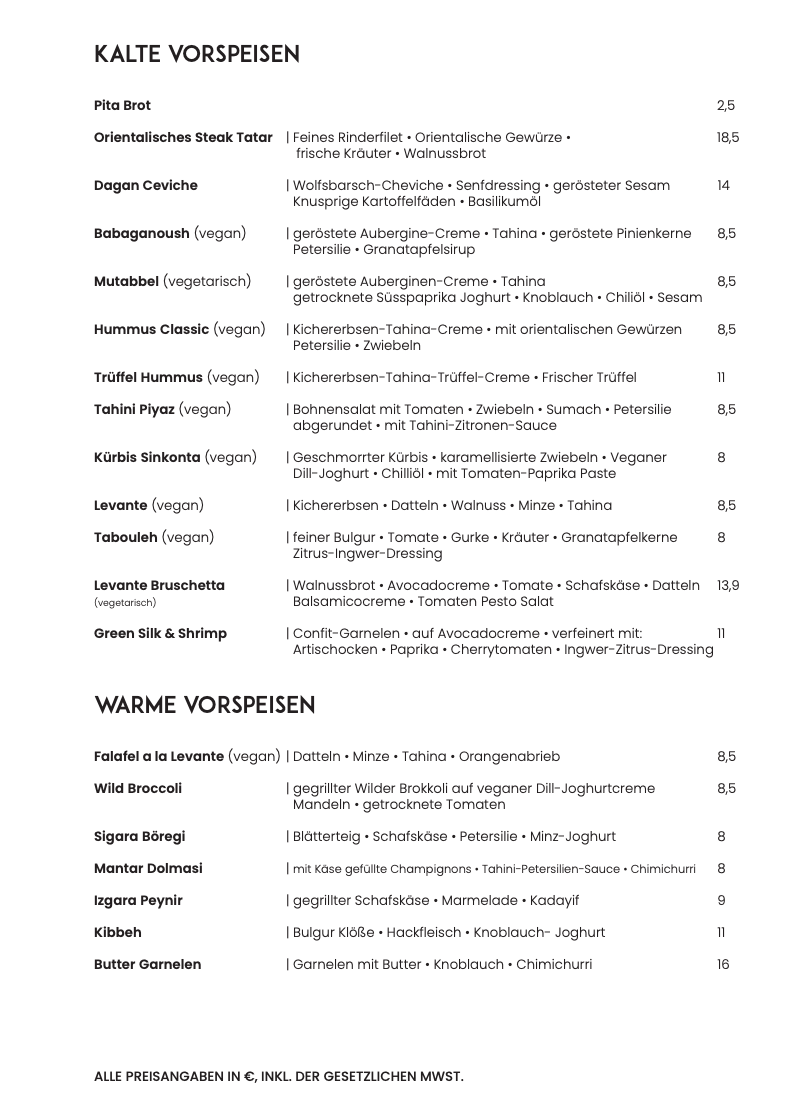 Speisekarte photo 2