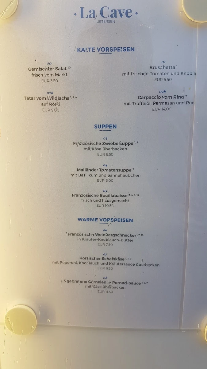 Speisekarte photo 3