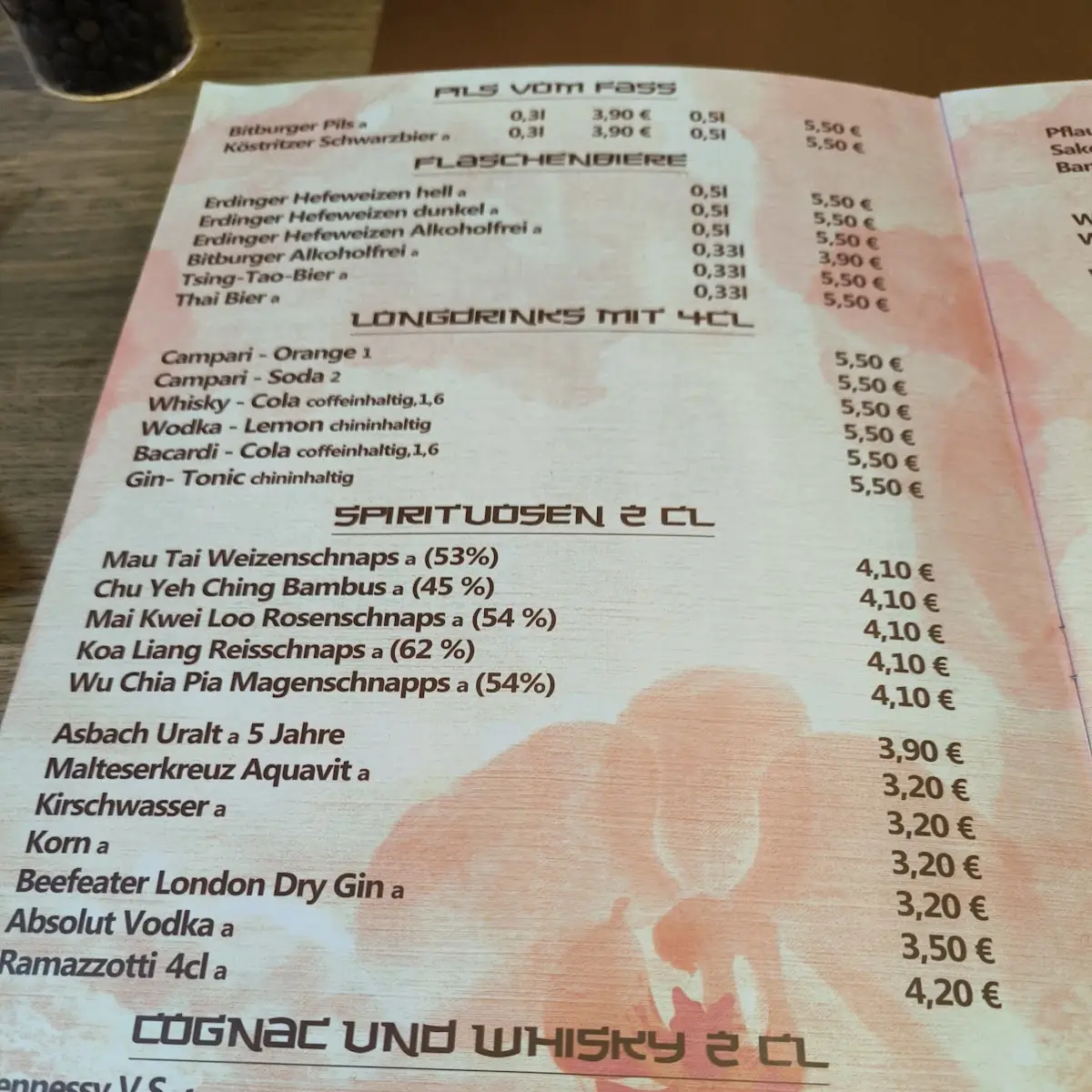 Speisekarte photo 9