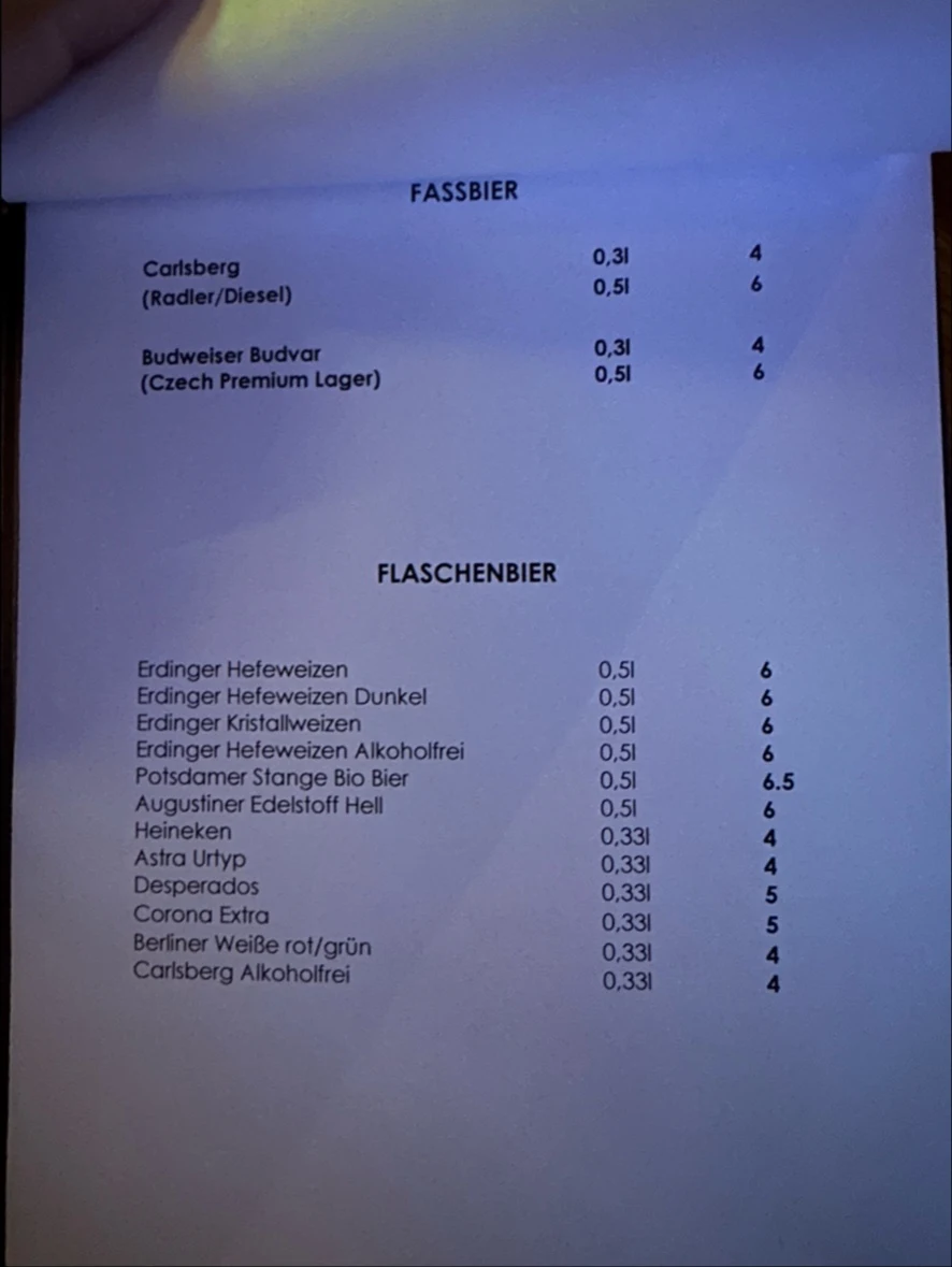 Speisekarte photo 2