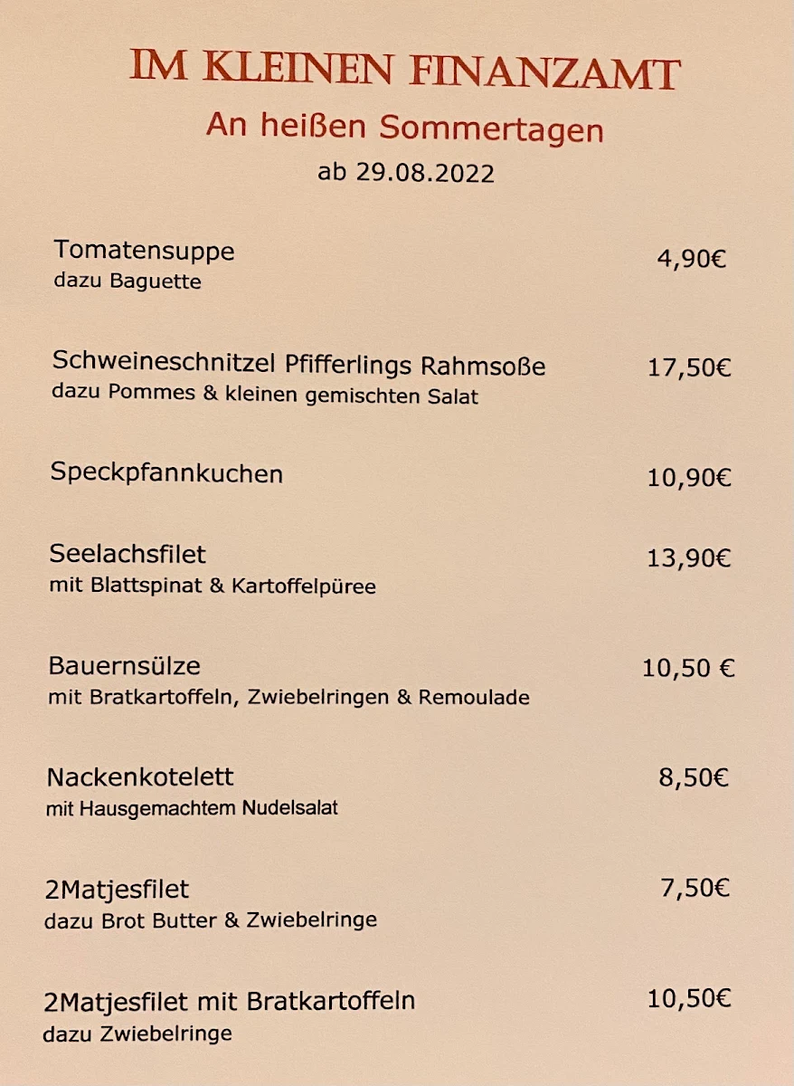Speisekarte photo 1