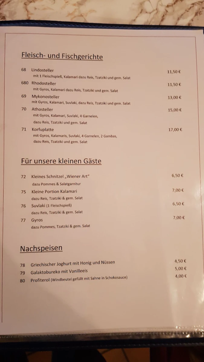Speisekarte photo 8