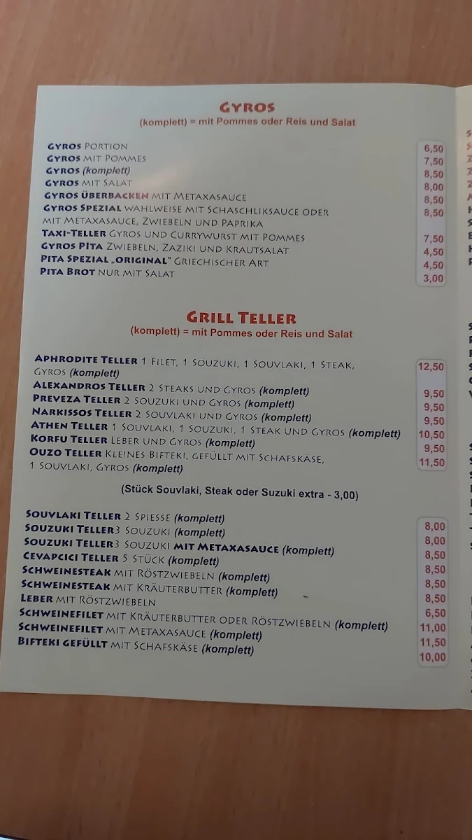 Speisekarte photo 3