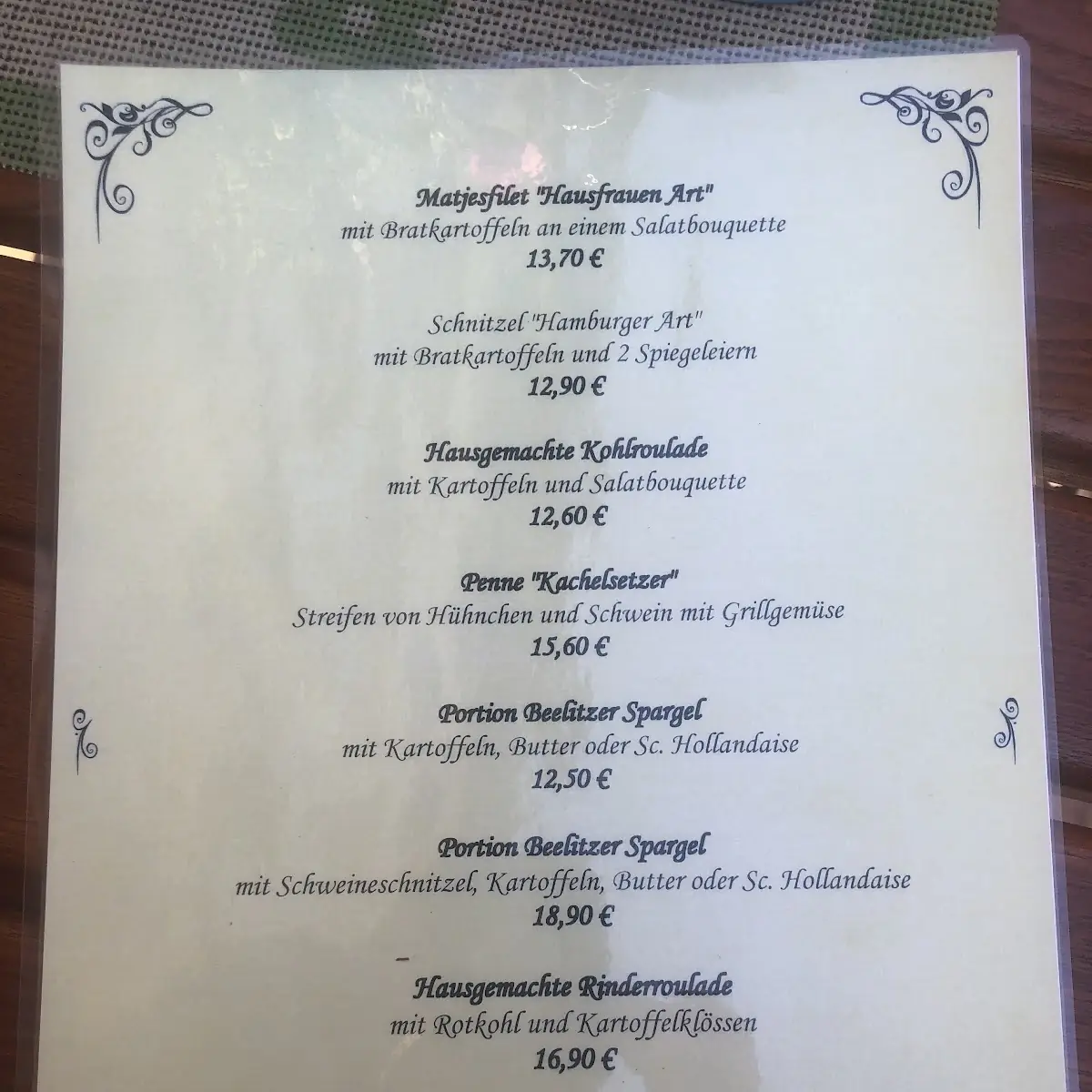 Speisekarte photo 3