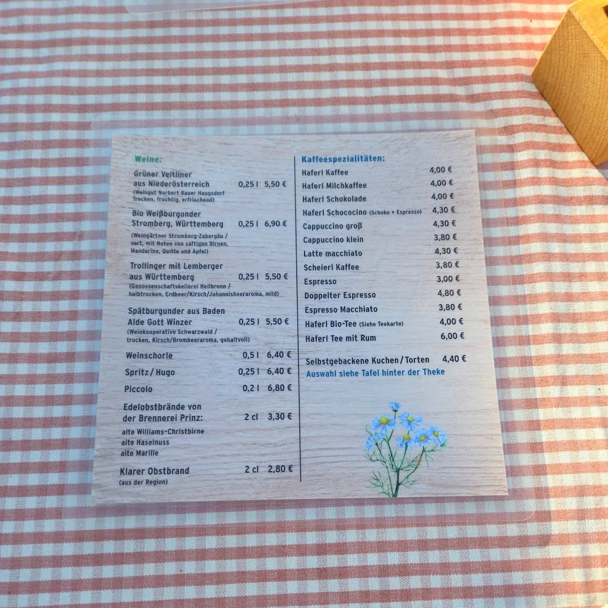 Speisekarte photo 3