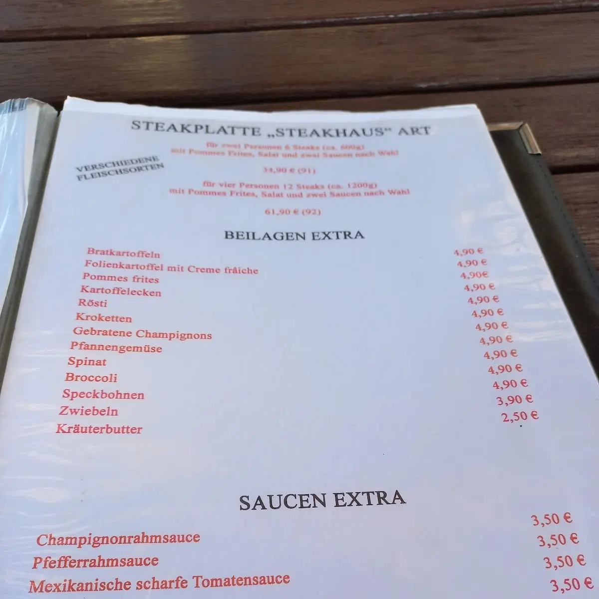 Speisekarte photo 4