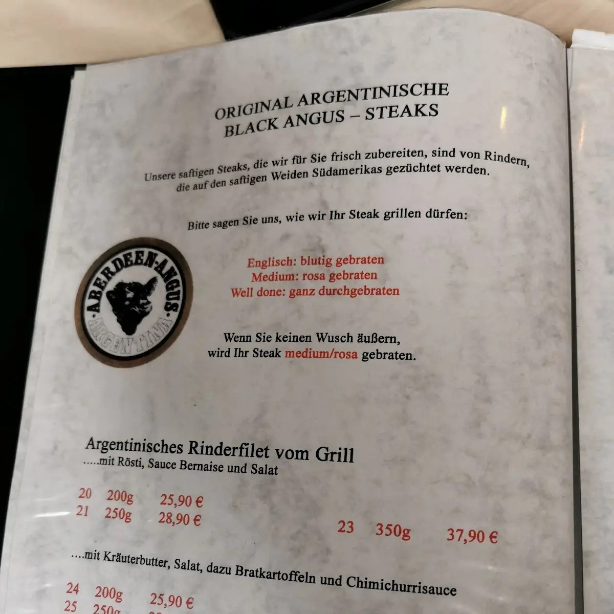 Speisekarte photo 9