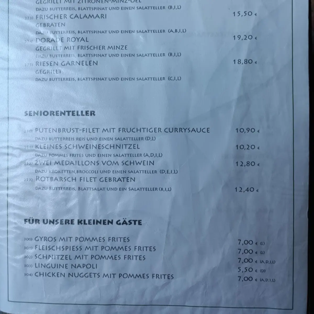 Speisekarte photo 3