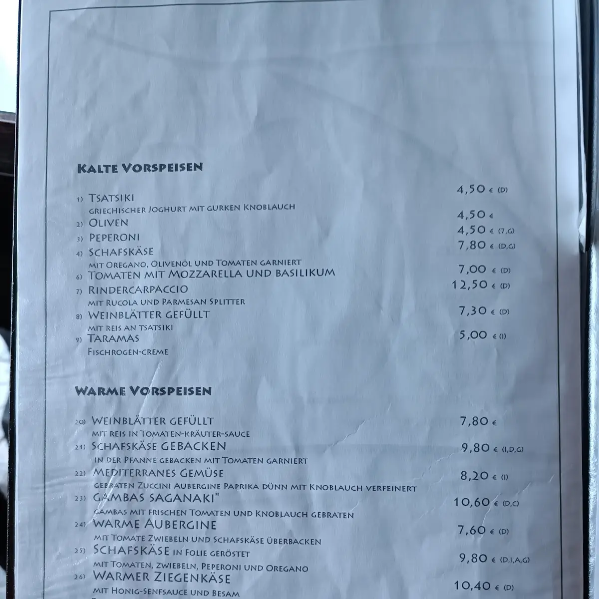Speisekarte photo 6