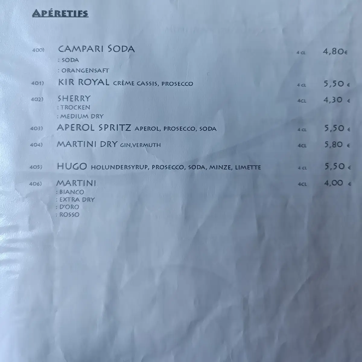 Speisekarte photo 9