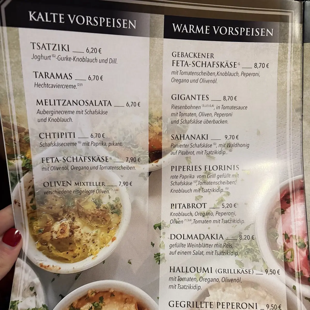 Speisekarte photo 2