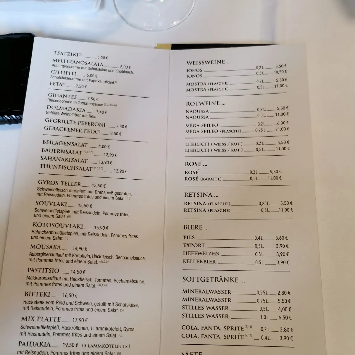 Speisekarte photo 8