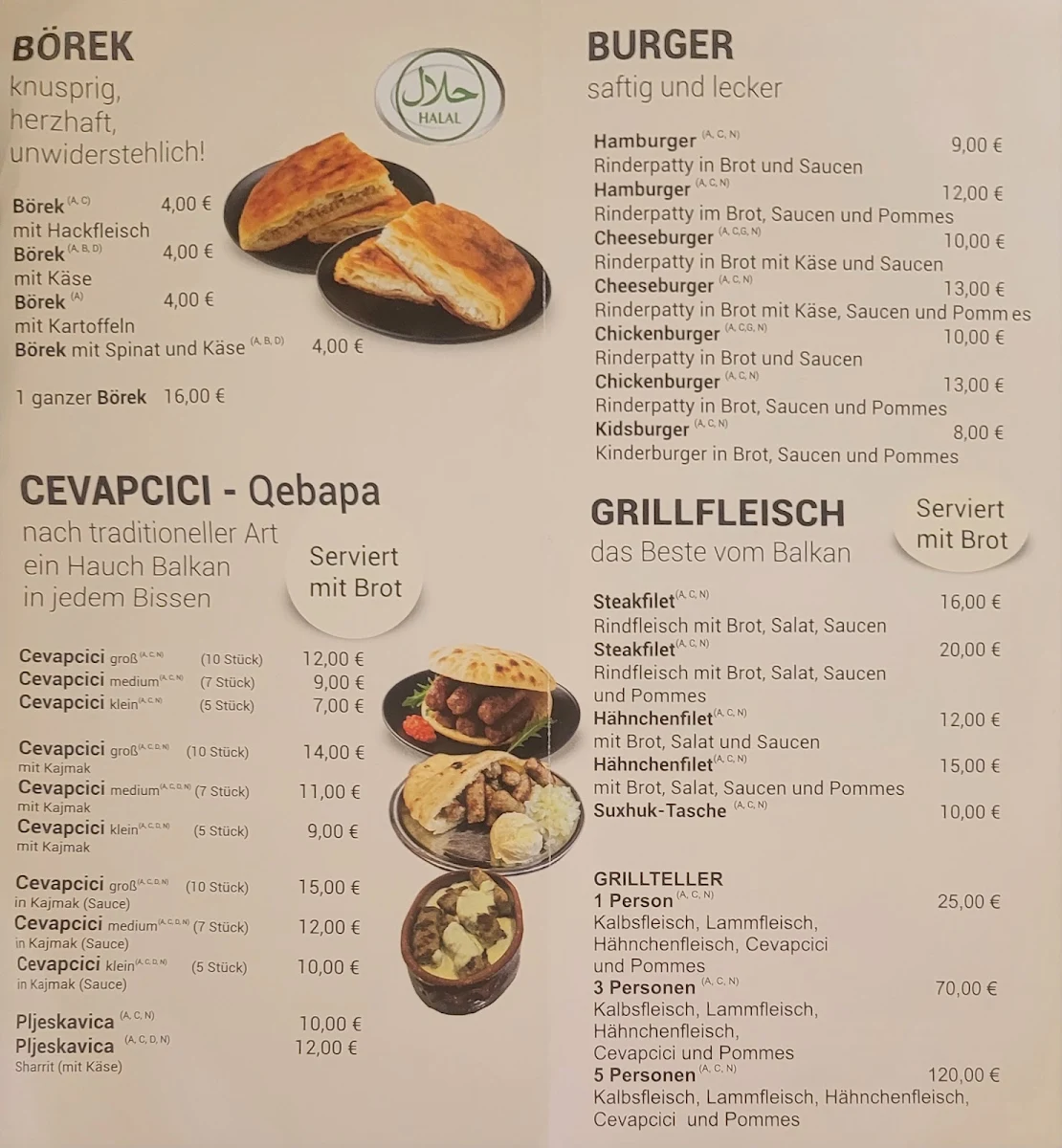 Speisekarte photo 1