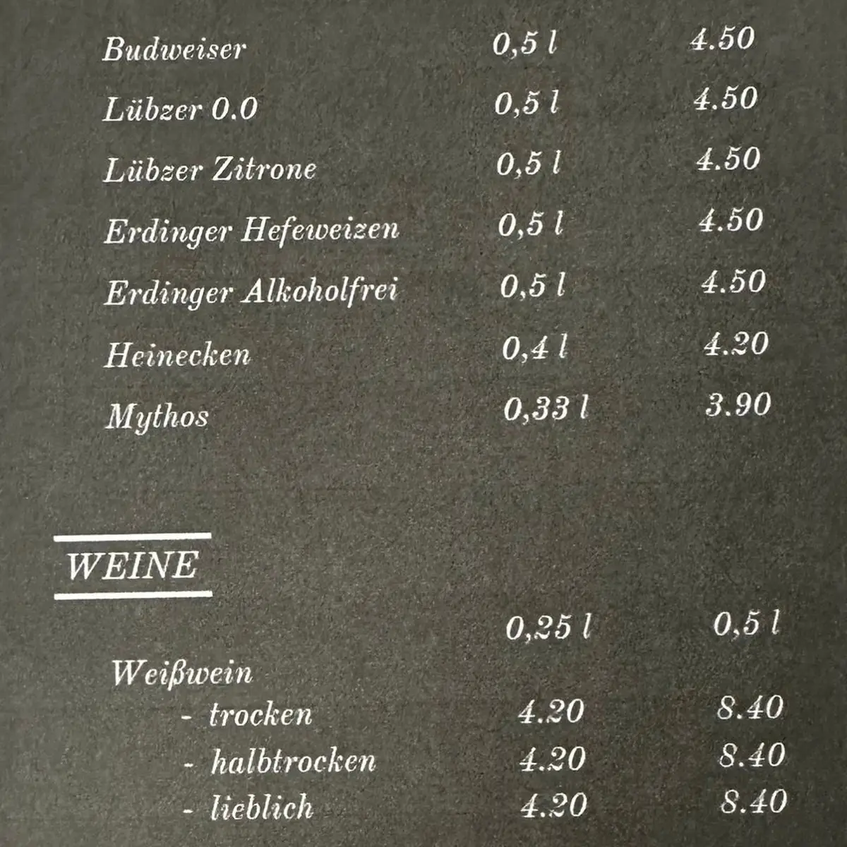 Speisekarte photo 6