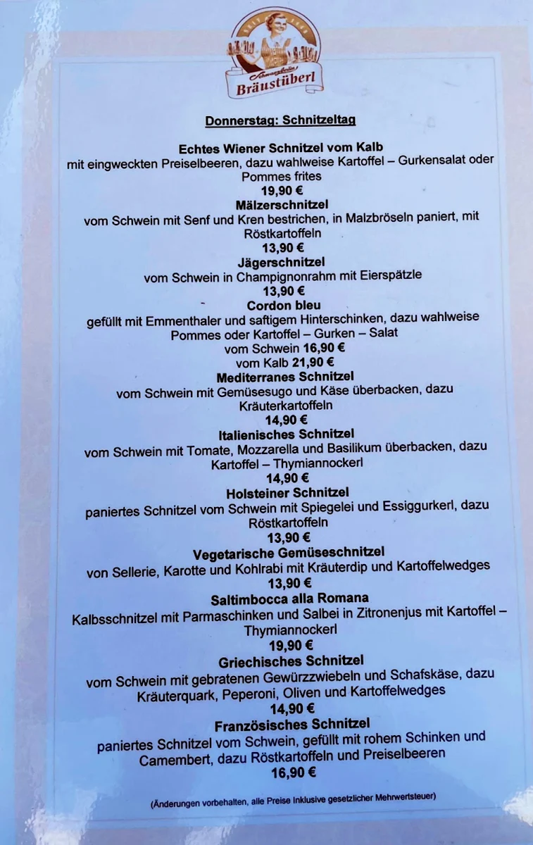Speisekarte photo 2