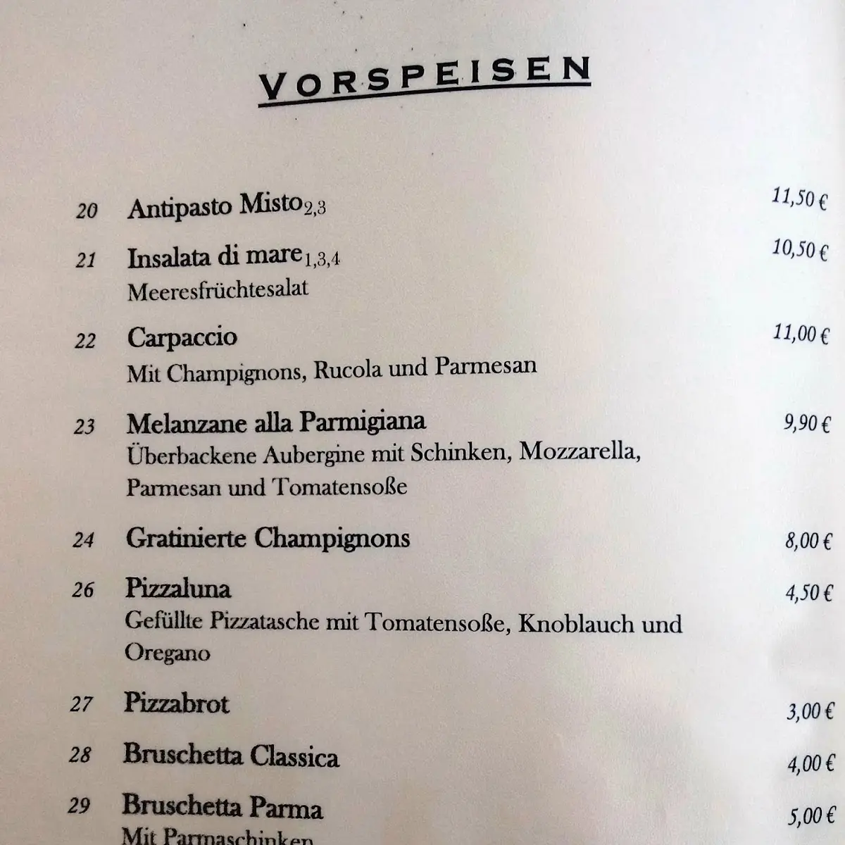Speisekarte photo 7