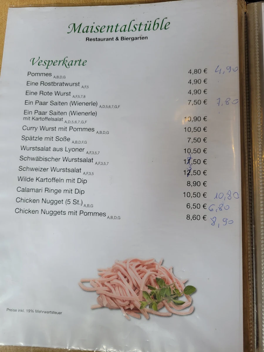 Speisekarte photo 5