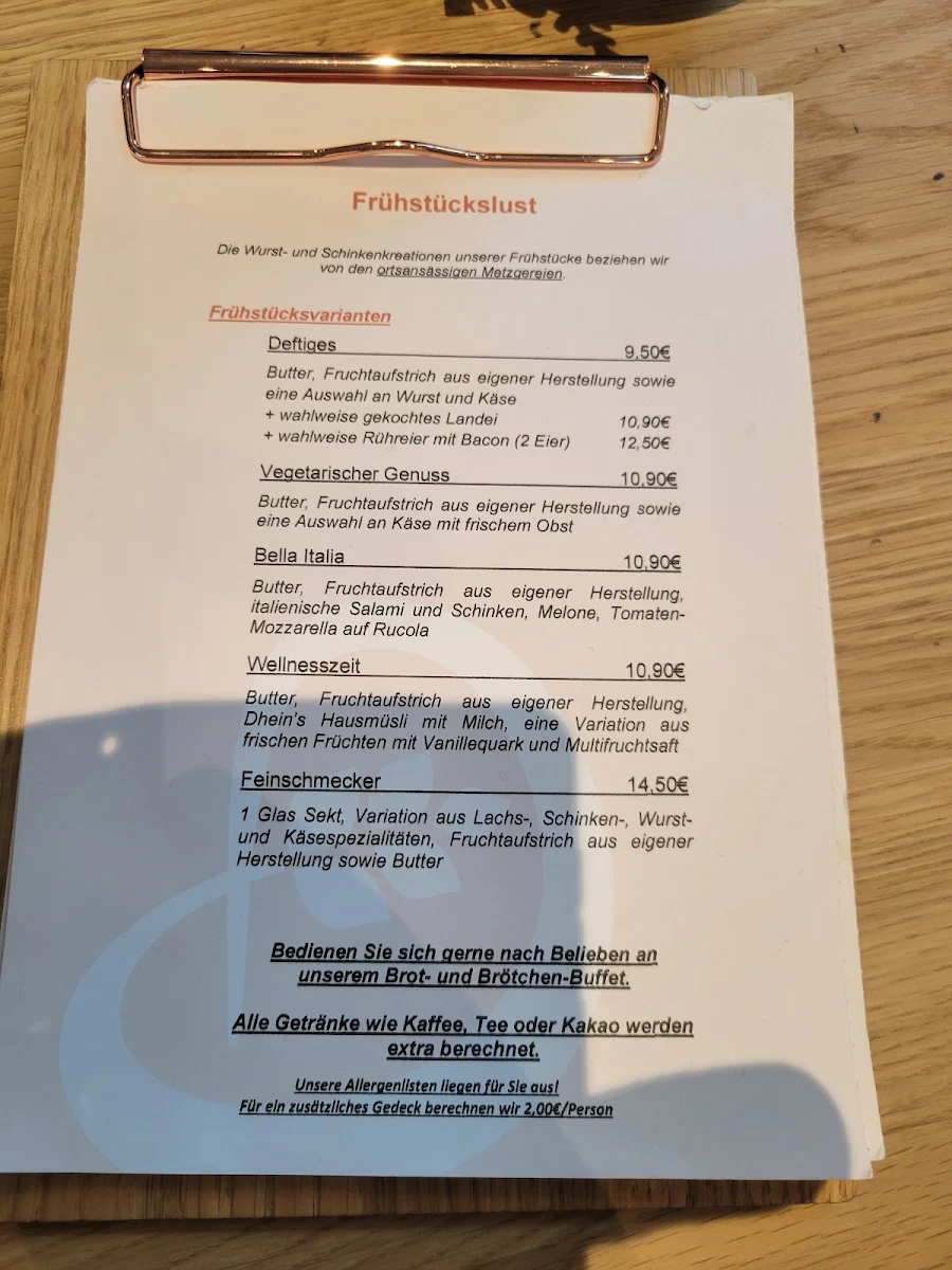 Speisekarte photo 5