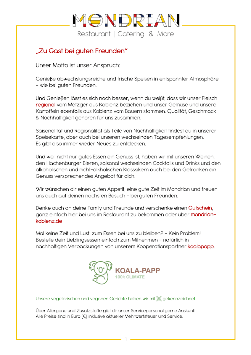 Speisekarte photo 2