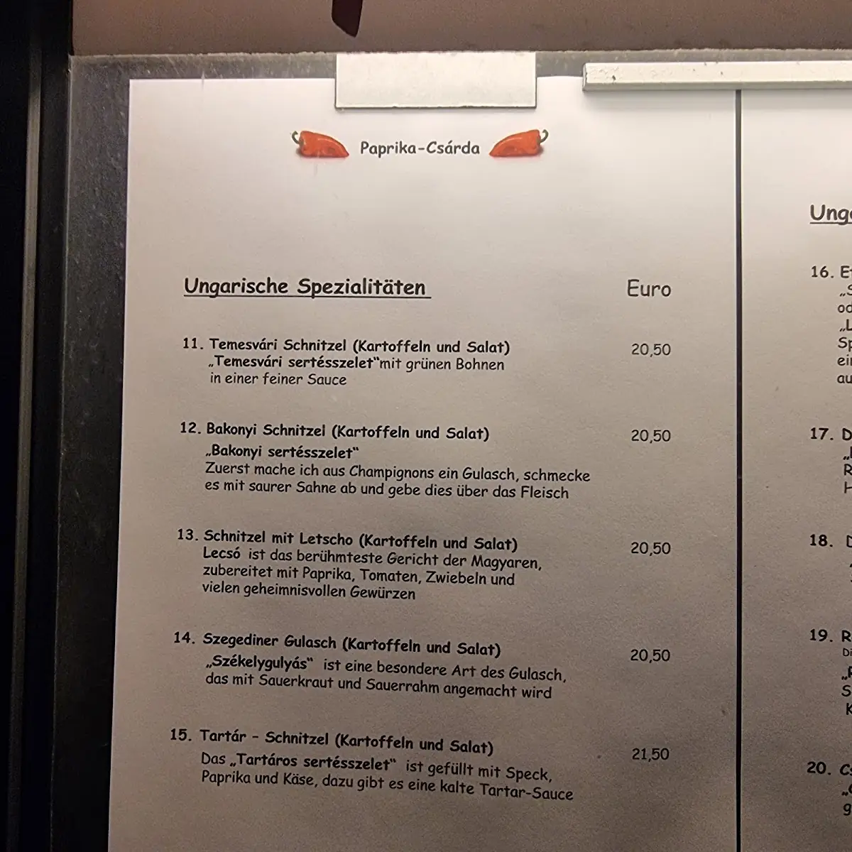 Speisekarte photo 7
