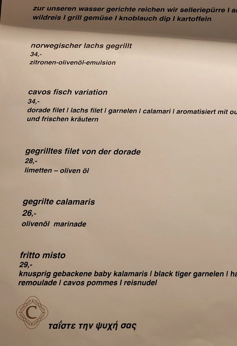 Speisekarte photo 2