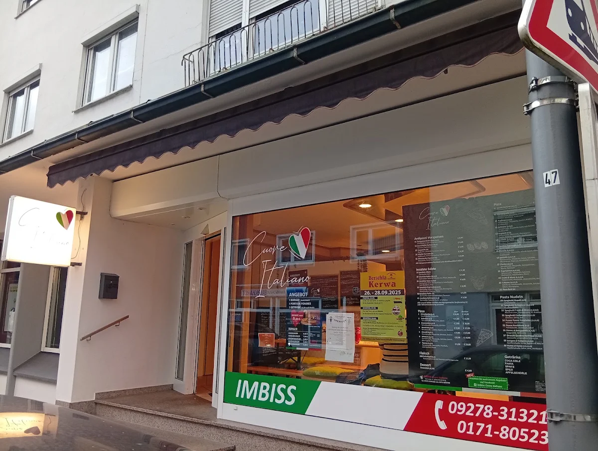 Speisekarte, Imbiss Cuore Italiano