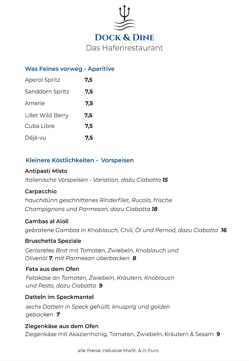 Speisekarte photo 1