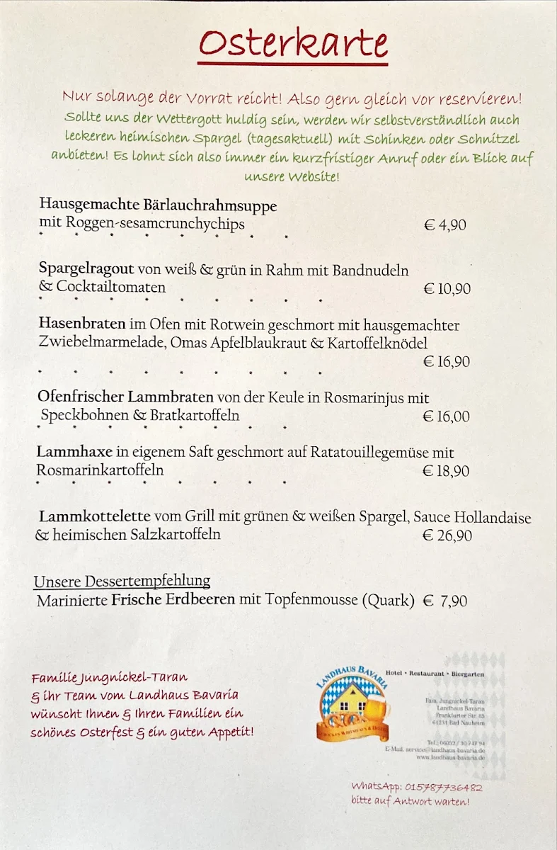 Speisekarte photo 4