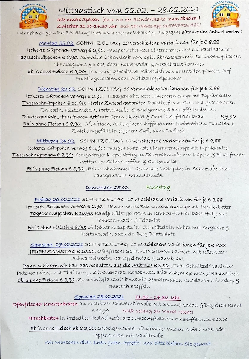 Speisekarte photo 6