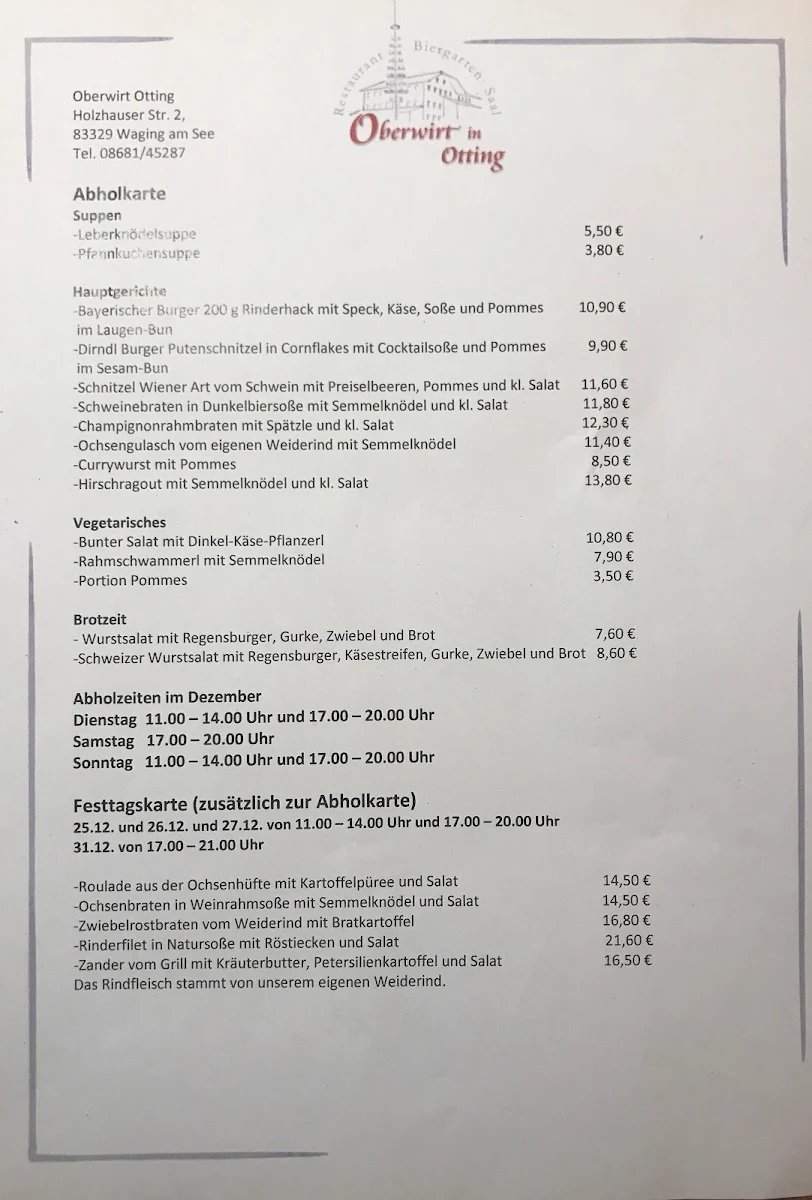 Speisekarte photo 5