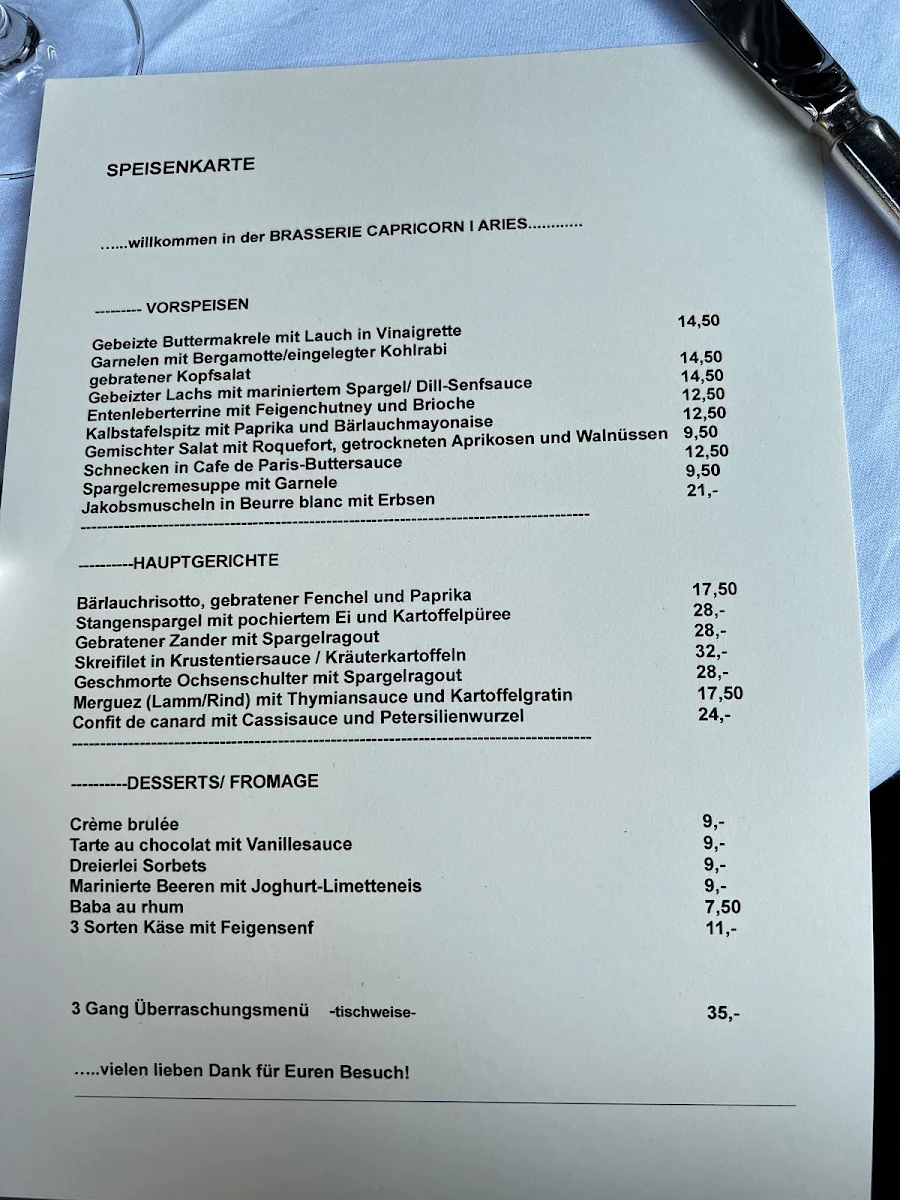 Speisekarte photo 2