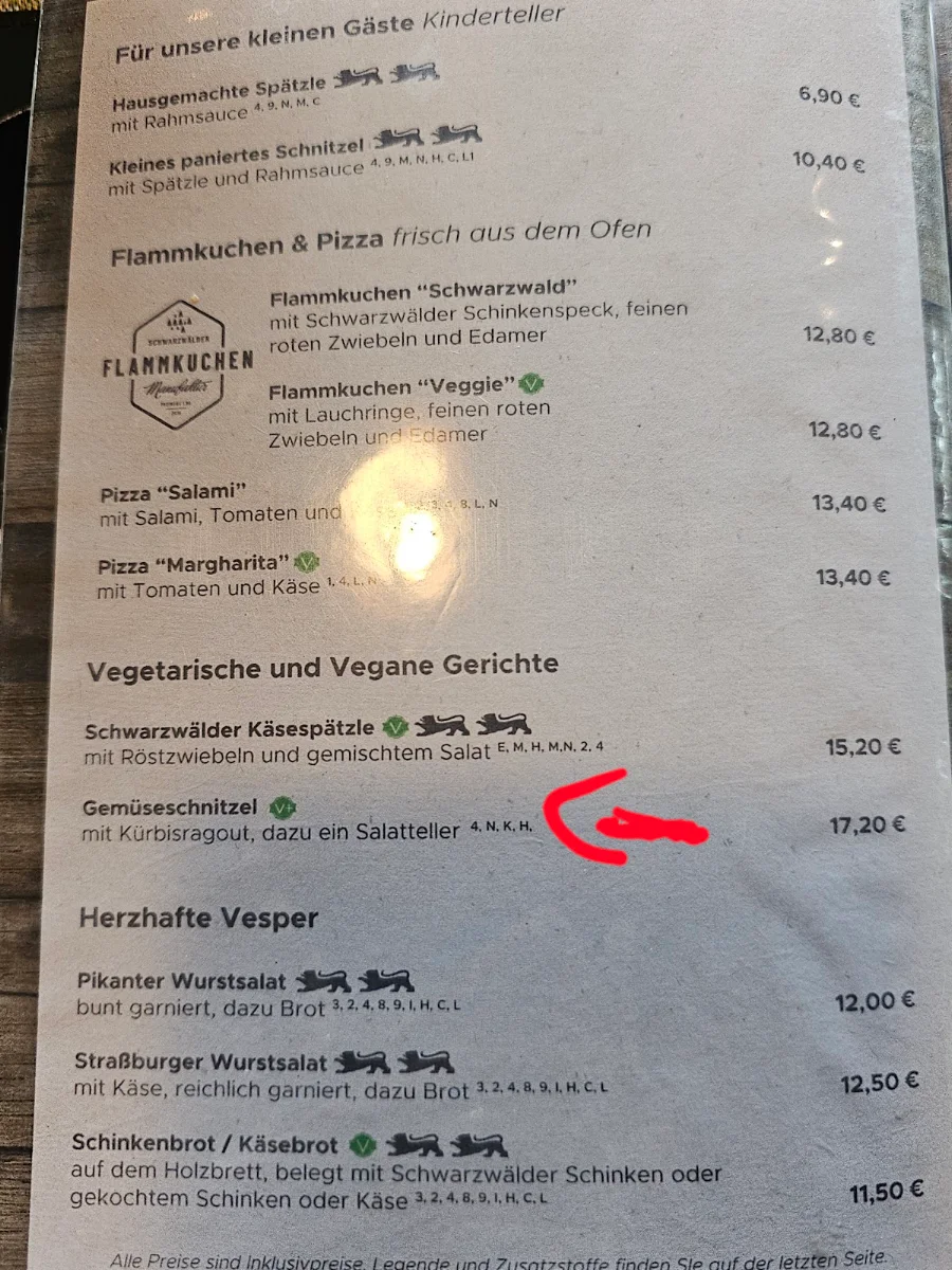 Speisekarte photo 2