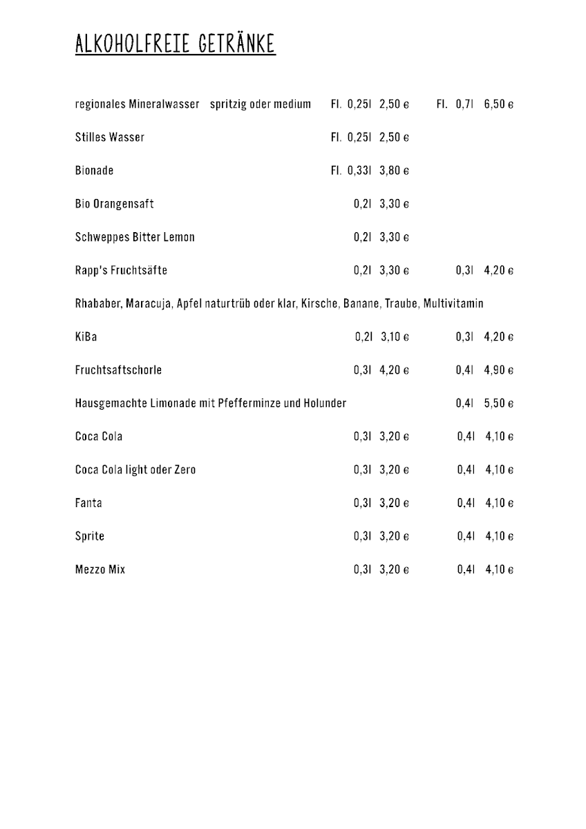 Speisekarte photo 6