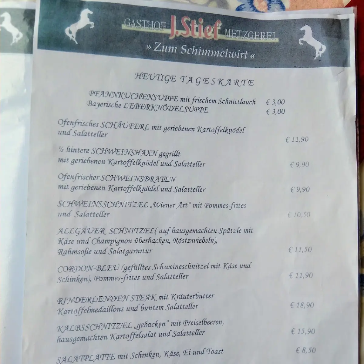Speisekarte photo 6