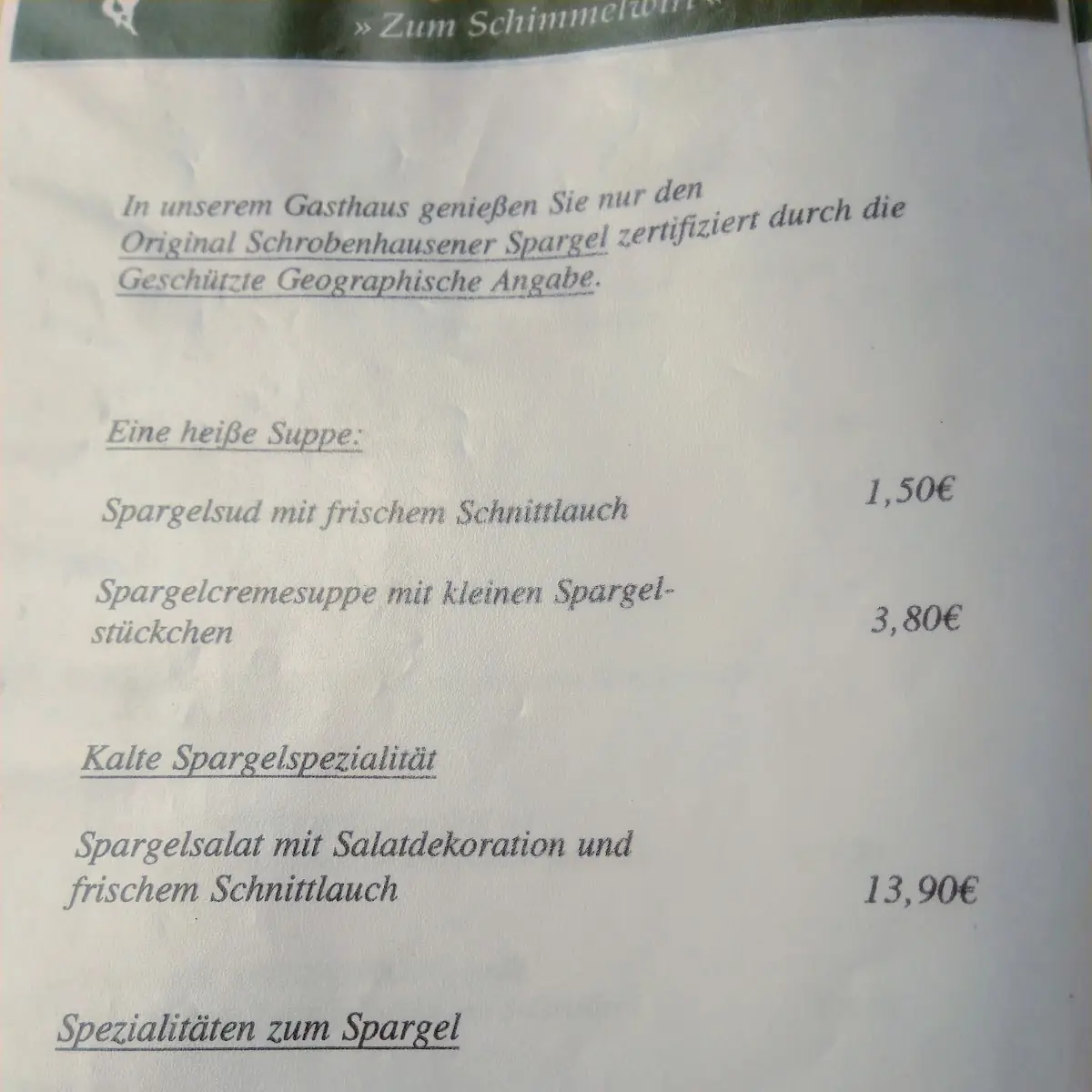 Speisekarte photo 8