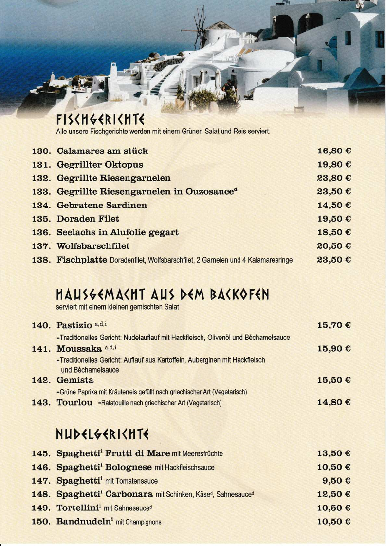 Speisekarte photo 4