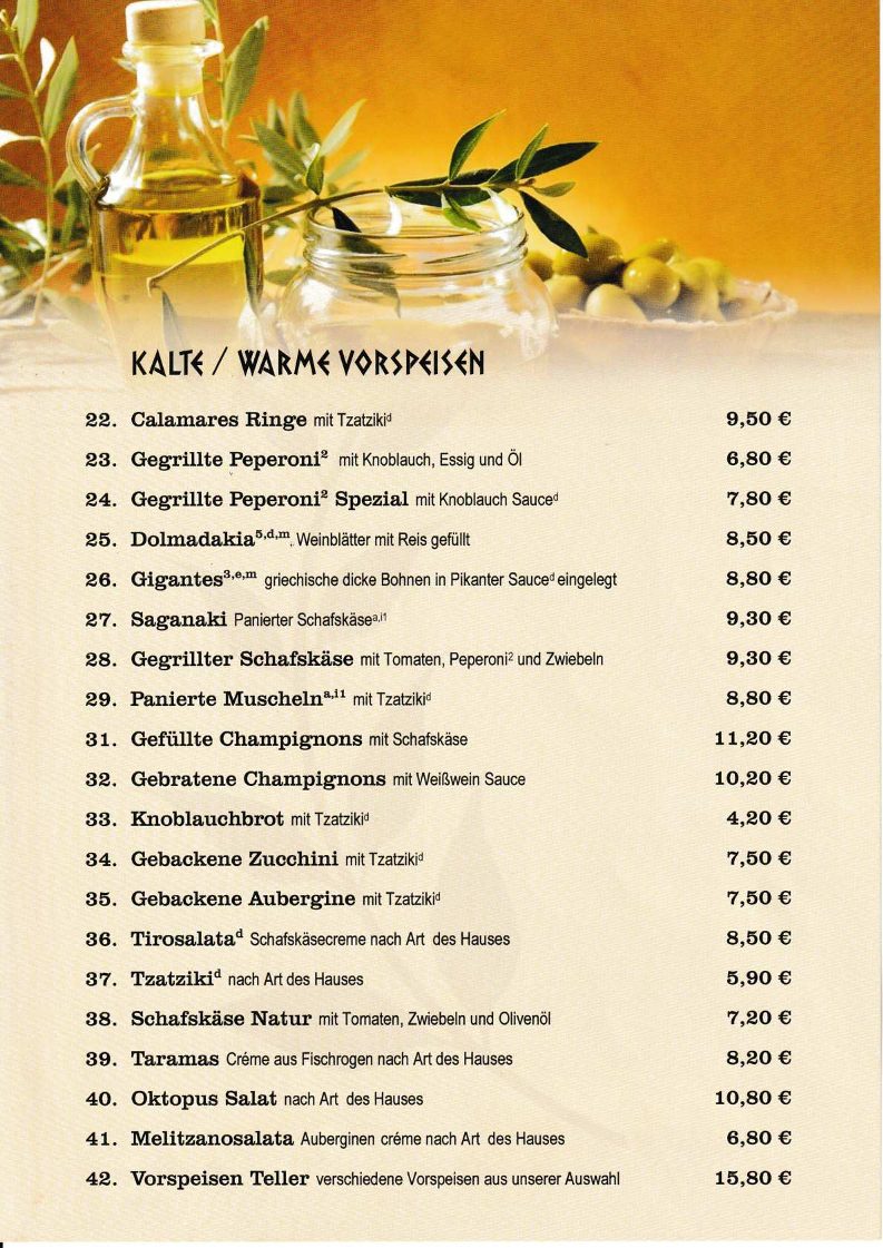 Speisekarte photo 8