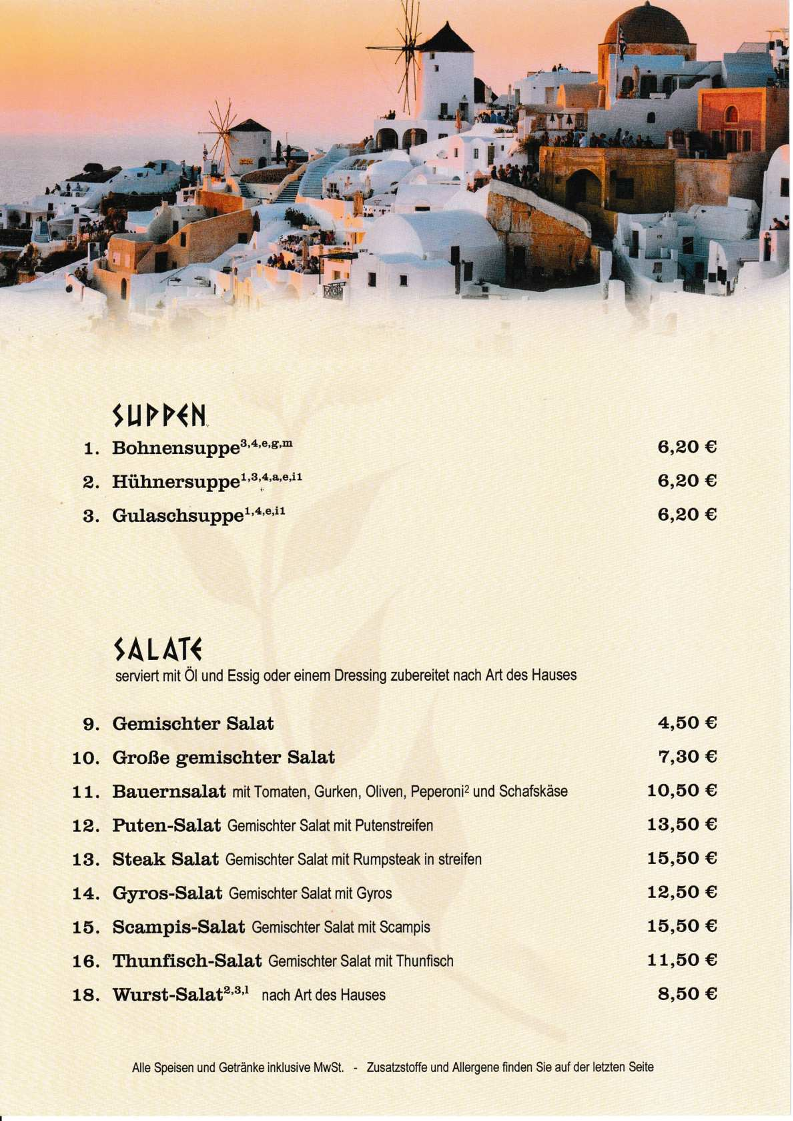 Speisekarte photo 9