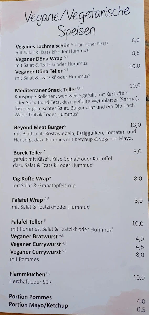Speisekarte photo 2