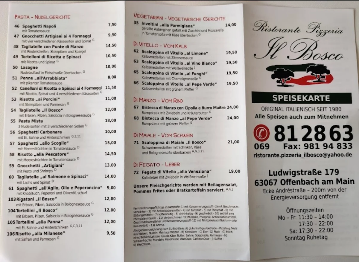 Speisekarte photo 1