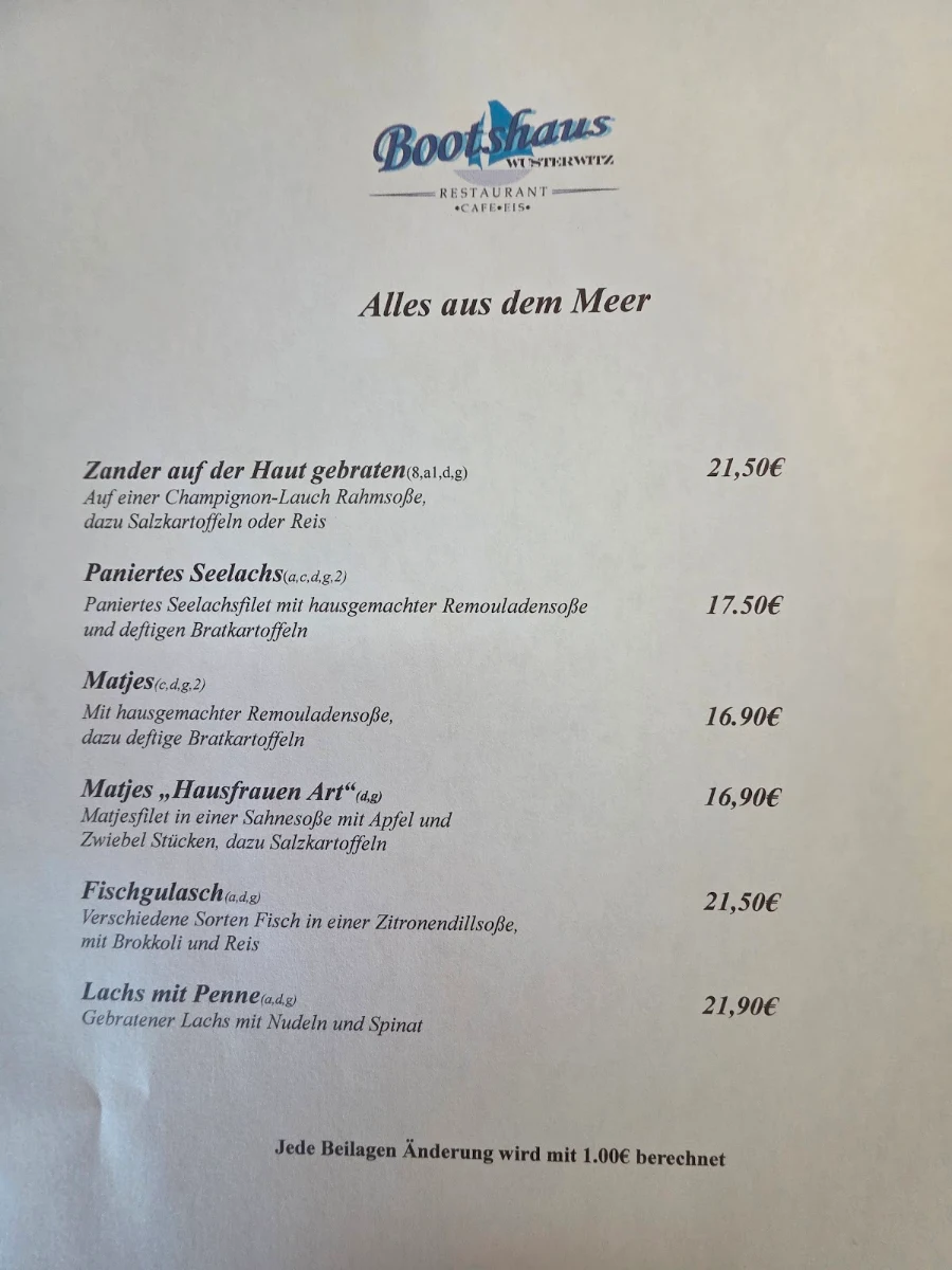Speisekarte photo 1