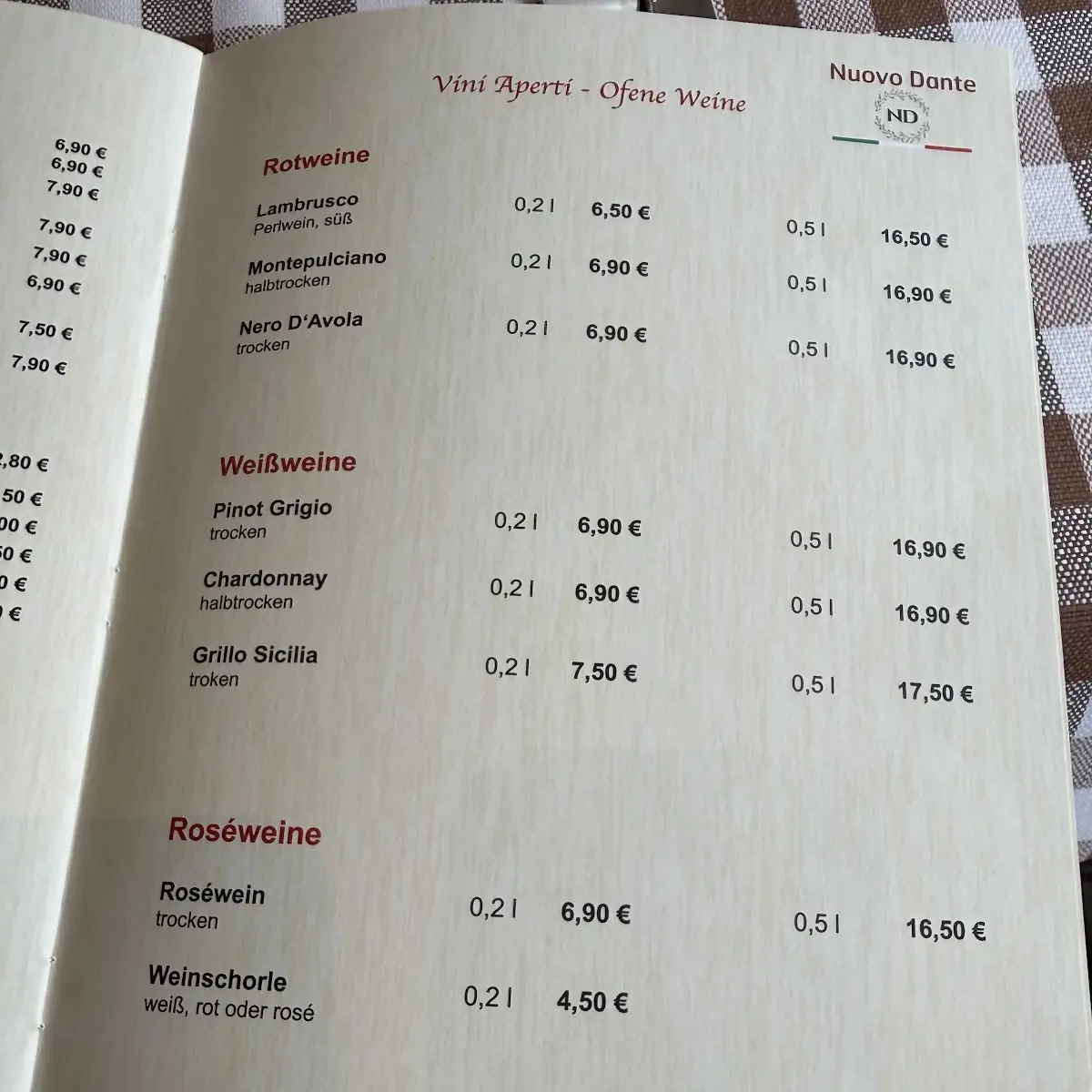 Speisekarte photo 7