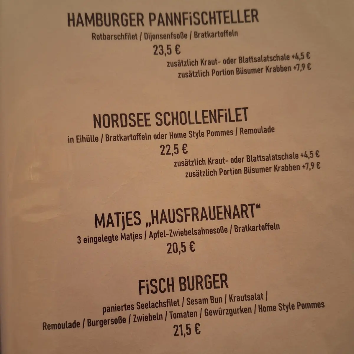 Speisekarte photo 1